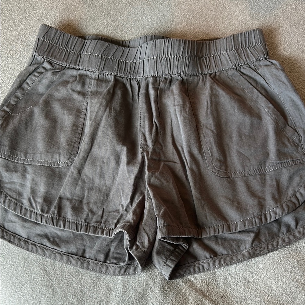 Women's Gray Casual Shorts